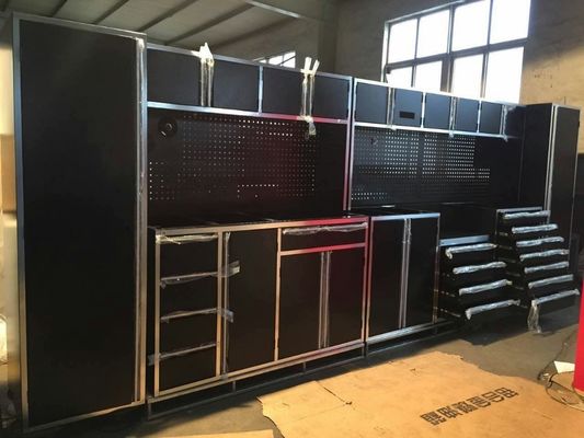 차고 상점 도구 모듈 도구 저장을위한 무거운 직무 냉 laminated 철 벽 캐비닛