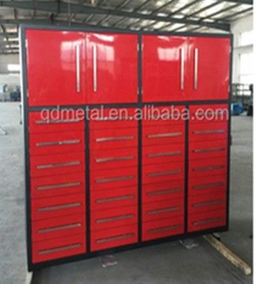 기계 도구 상자 세트 냉 laminated 강철 캐비닛에 드로저와 철 선반