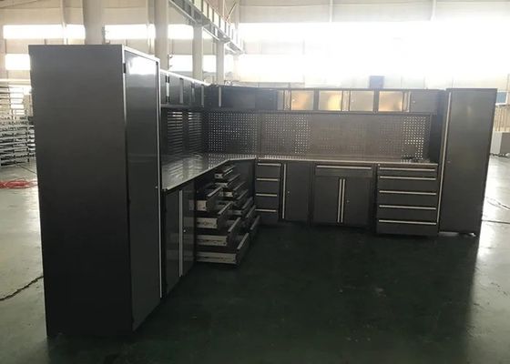 OEM 지원 도구 보관 작업 벤치 도구 카트 도구 트롤리 작업실 금속 캐비닛 L 모양