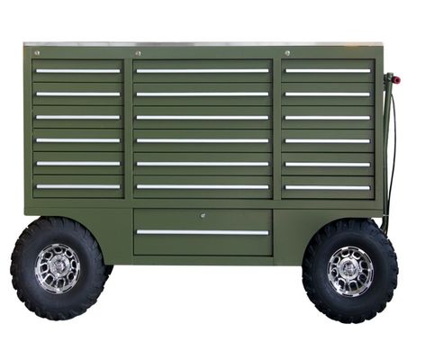 0.8mm-1.50mm 두께 가리지용 도구 저장 상자 56 72 Pit Carts 금속 도구 캐비닛