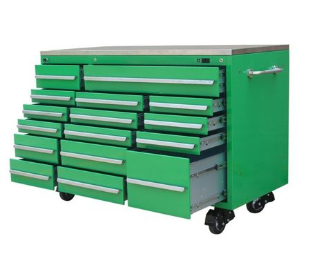 용납 OEM ODM 72인치 큰 금속 도구 카트와 드로거 차고 워크샵