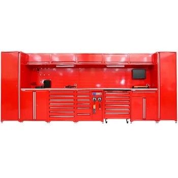 5 인치 PU 캐스터 롤링 도구 상자와 함께 OEM 지원 결합 된 차고 도구 캐비닛