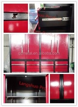 프로페셔널 및 사용자 정의 가능한 저장 솔루션을위한 냉 laminated 강철 차고 캐비닛