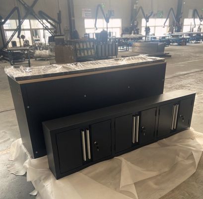 OEM 지원 맞춤형 전문 도구 세트 롤링 캐비닛 휠과 함께 도구 상자