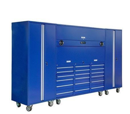 바퀴 도구 세트를 가진 최신 디자인 조립 도구 상자 전문 캐비닛 OEM 로고