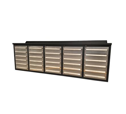 차고 작업판 냉 laminated 강철로 만든 드로이와 함께 무거운 용량의 금속 도구 캐비닛