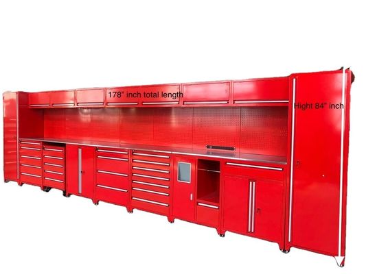 OEM 로고 차고 캐비닛 스테인리스 스틸 결합 캐비닛 및 도구 카트