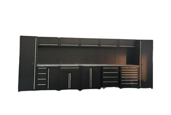 차고 저장실 중공용 철기 도구 캐비닛 및 작업판 냉 laminated 철