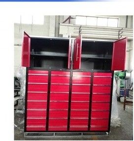 창고 도구 큰 도구 상자 및 바퀴와 함께 강철 가정 차고 캐비닛