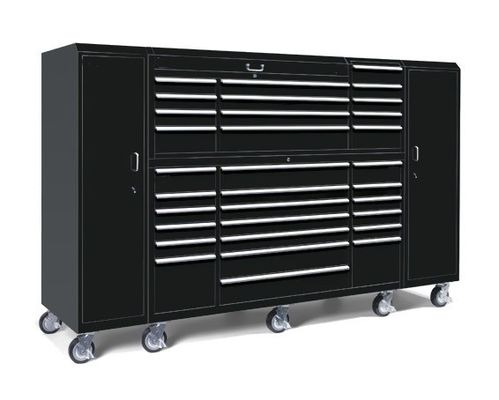 휠에 72 인치 도구 상자 스테인리스 스틸 손잡이와 1.0-1.5mm 두께