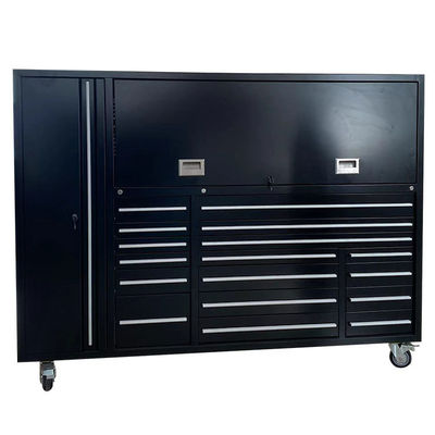 갈색 중량 금속  chest 도구 상자 바퀴와 함께 강철 도구 캐비닛 두께 0.8mm-1.50mm
