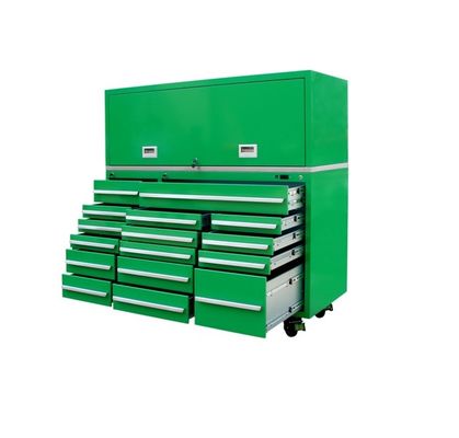 차고 알루미늄 손잡이 잠금 및 냉 laminated 강철 구조와 함께 중량 도구 상자